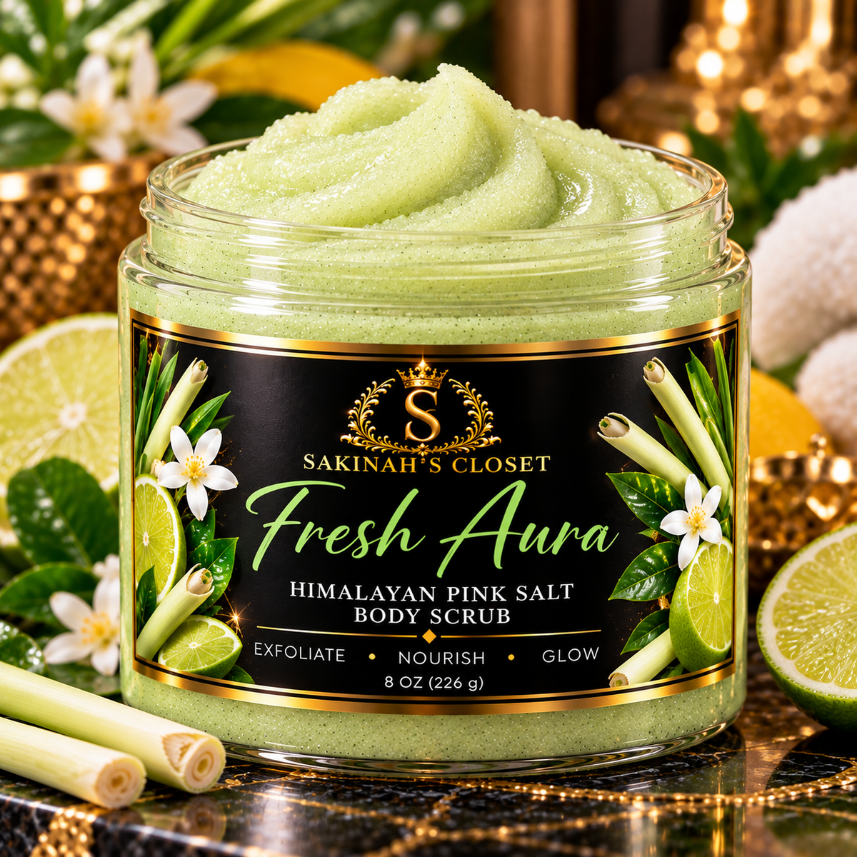 Fresh Aura | Himalayan Pink Salt Body Scrub