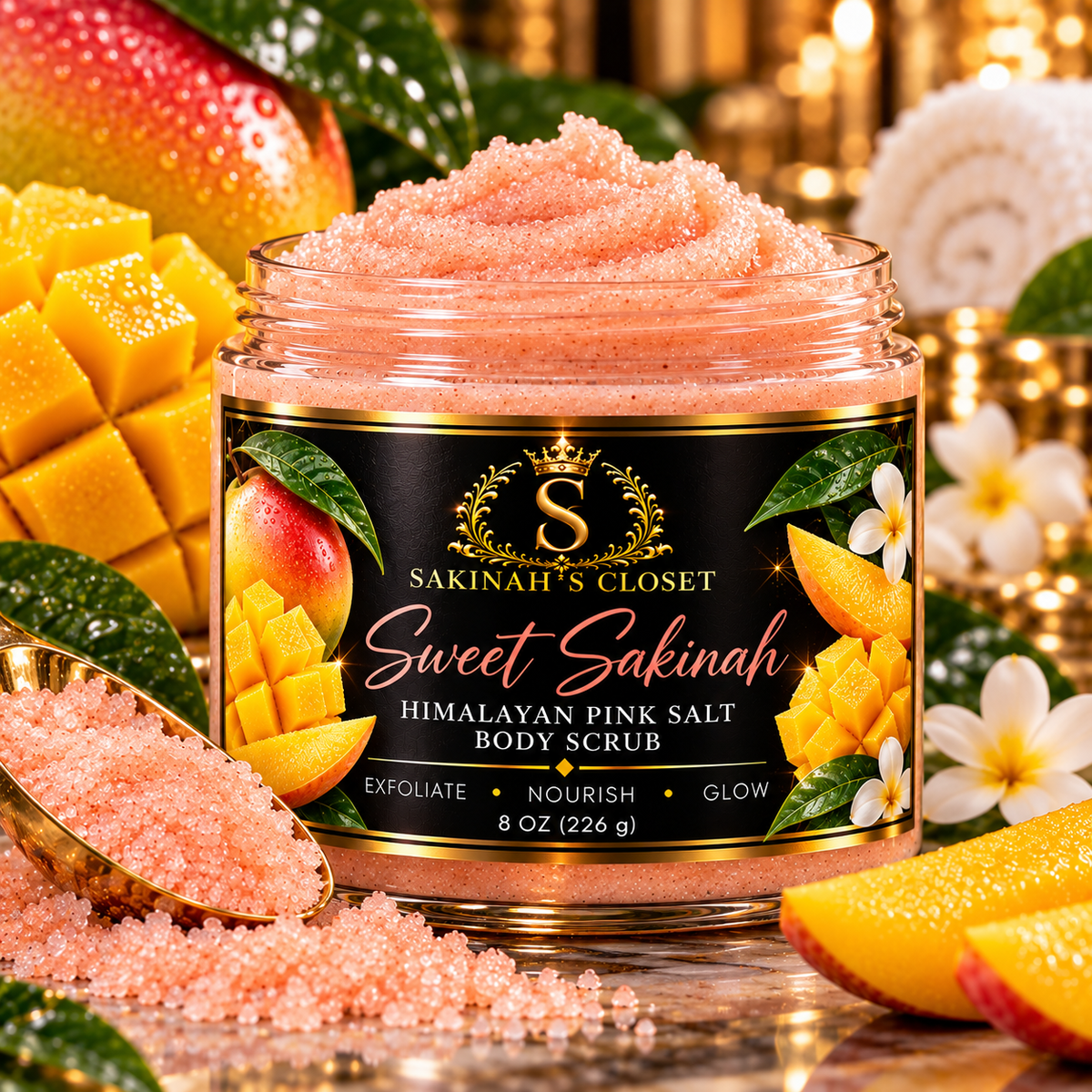 Sweet Sakinah | Himalayan Pink Salt Body Scrub