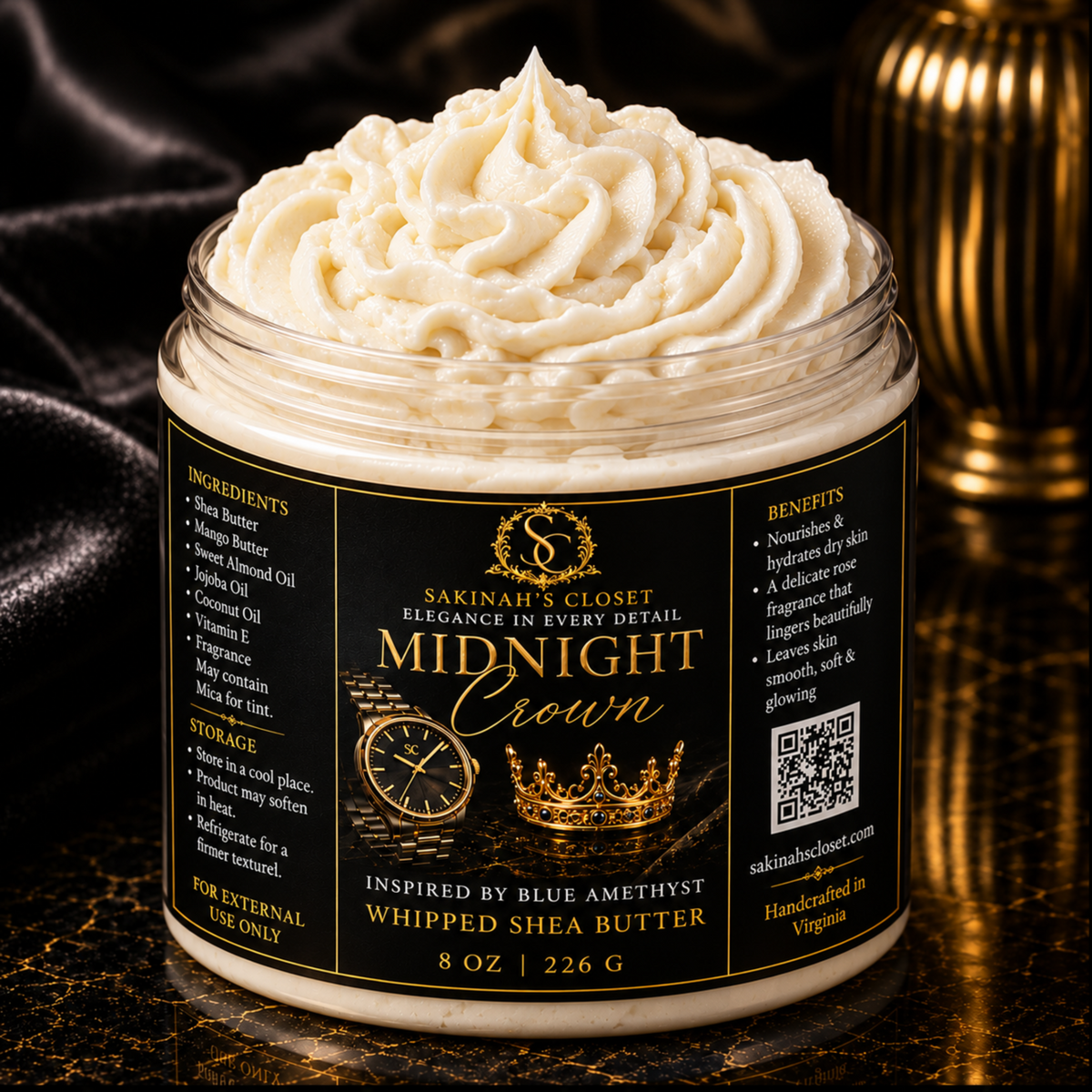 Midnight Crown – Beard & Body Butter