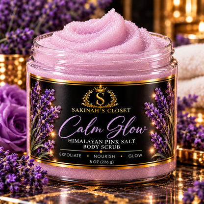 Calm Glow | Himalayan Pink Salt Body Scrub