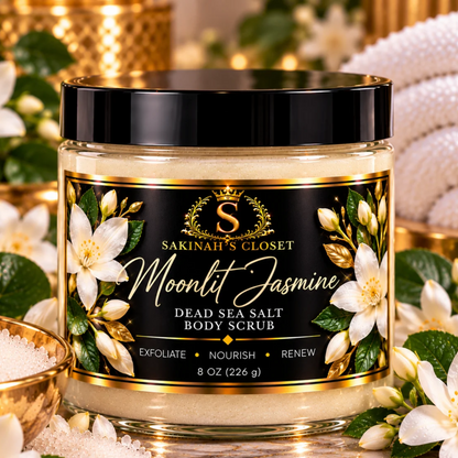Moonlit Jasmine | Dead Sea Salt Body Scrub