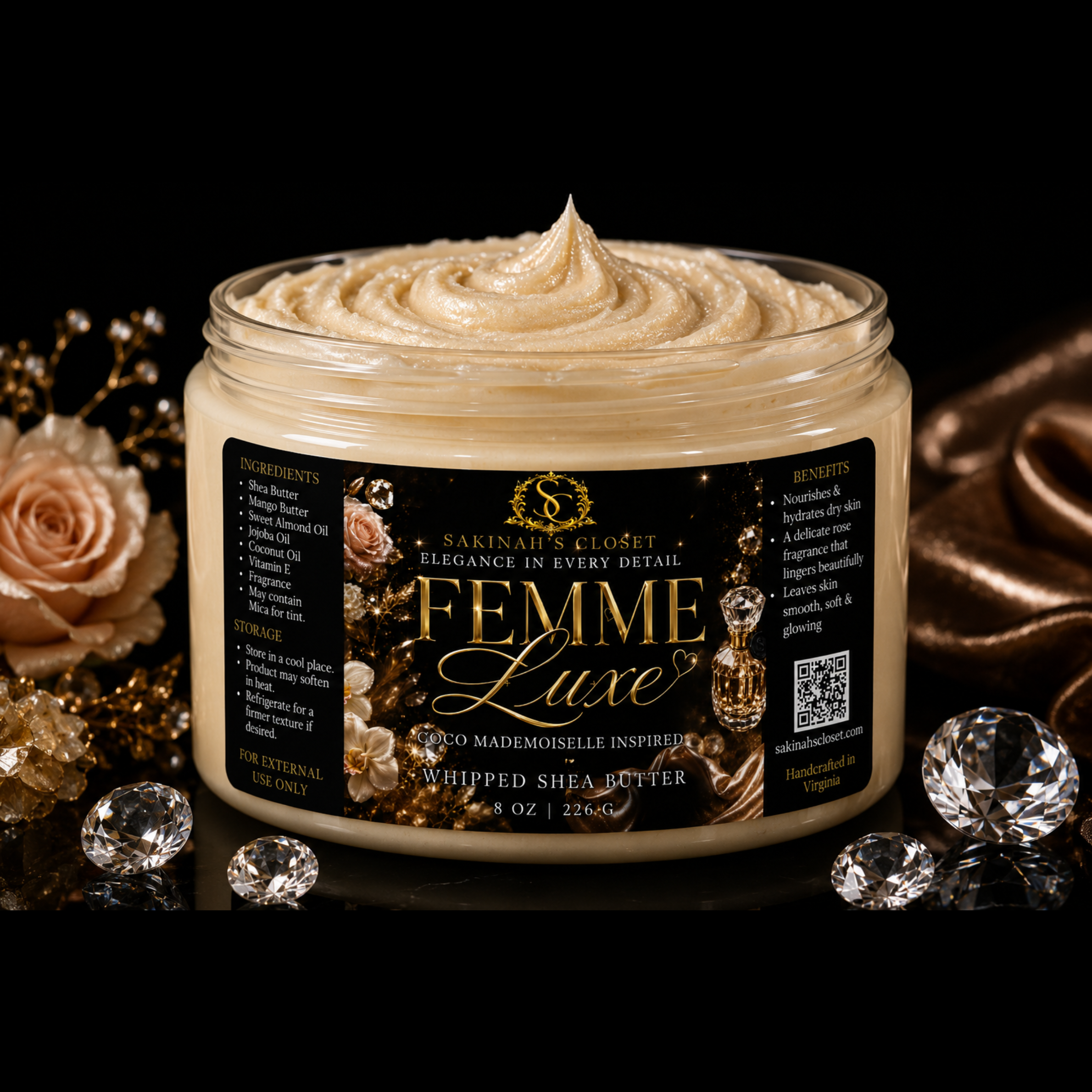 Femme Luxe - Coco Mademoiselle Inspired Whipped Shea Butter