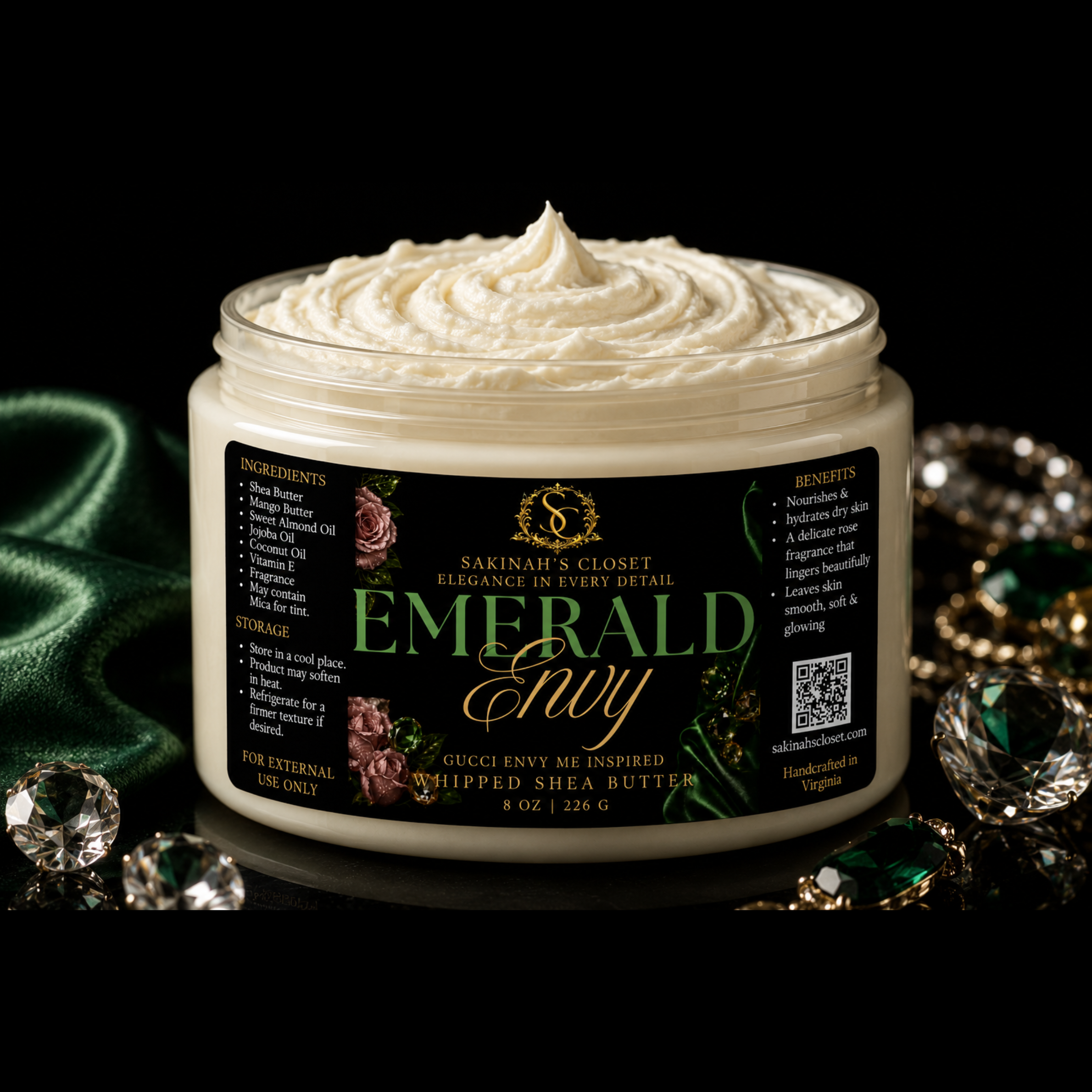Emerald Envy - Gucci Envy Me Inspired Whipped Shea Butter