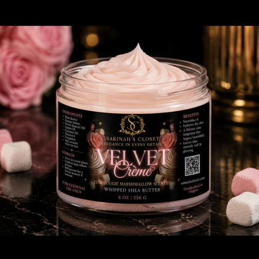 Velvet Crème - Yum Bougie Marshmellow Inspired Whipped Shea Butter