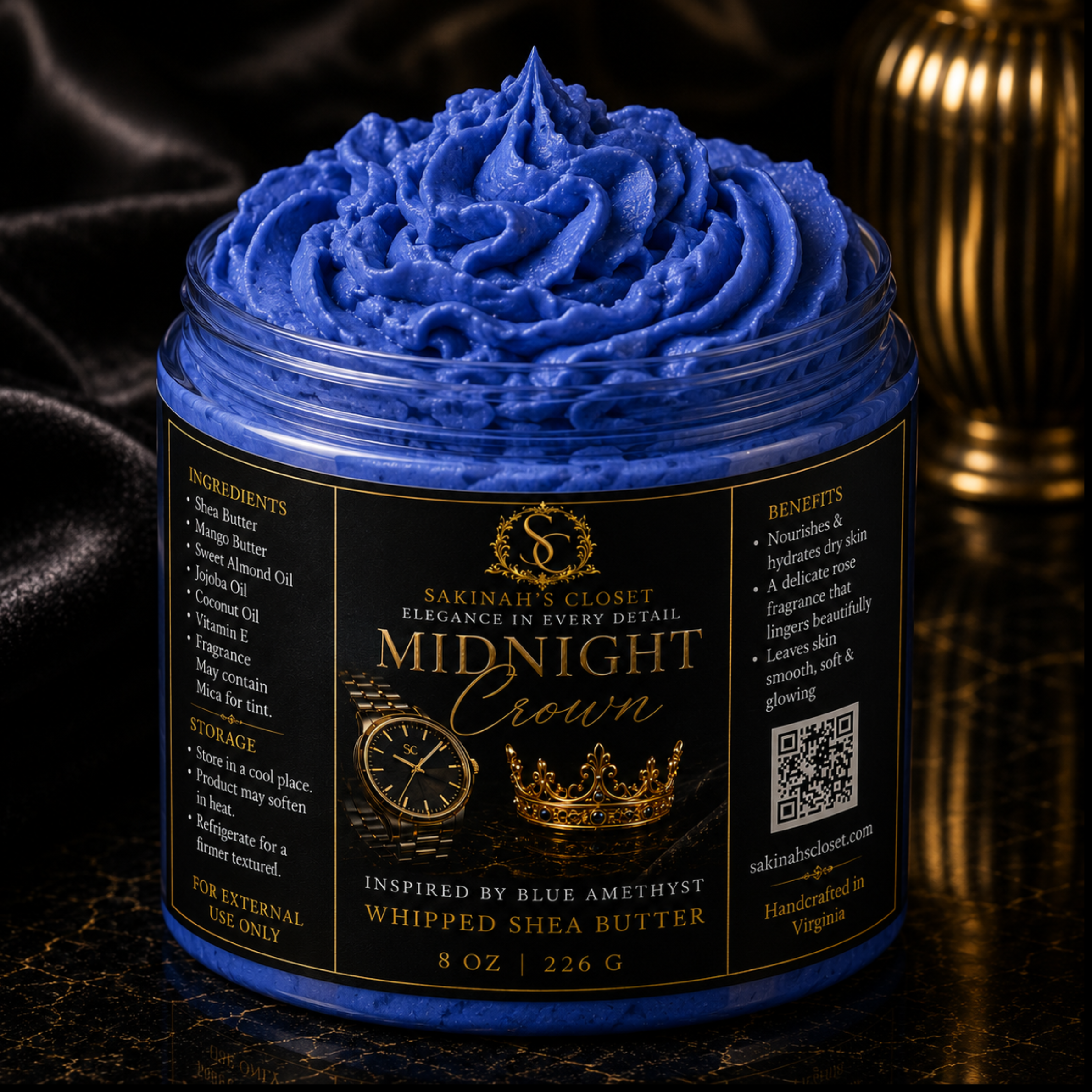 Midnight Crown – Beard & Body Butter