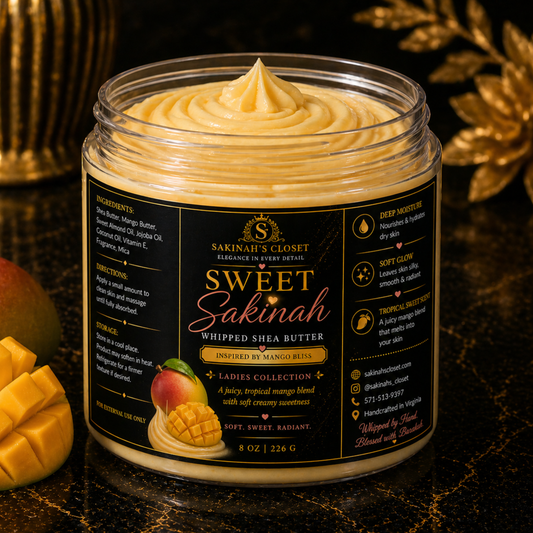 Sweet Sakinah - Mango Scented Whipped Shea Butter