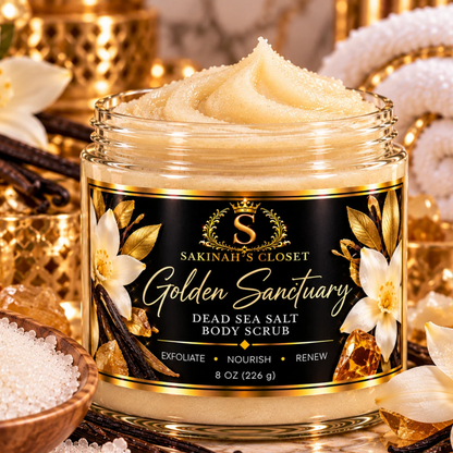 Golden Sanctuary | Dead Sea Salt Body Scrub