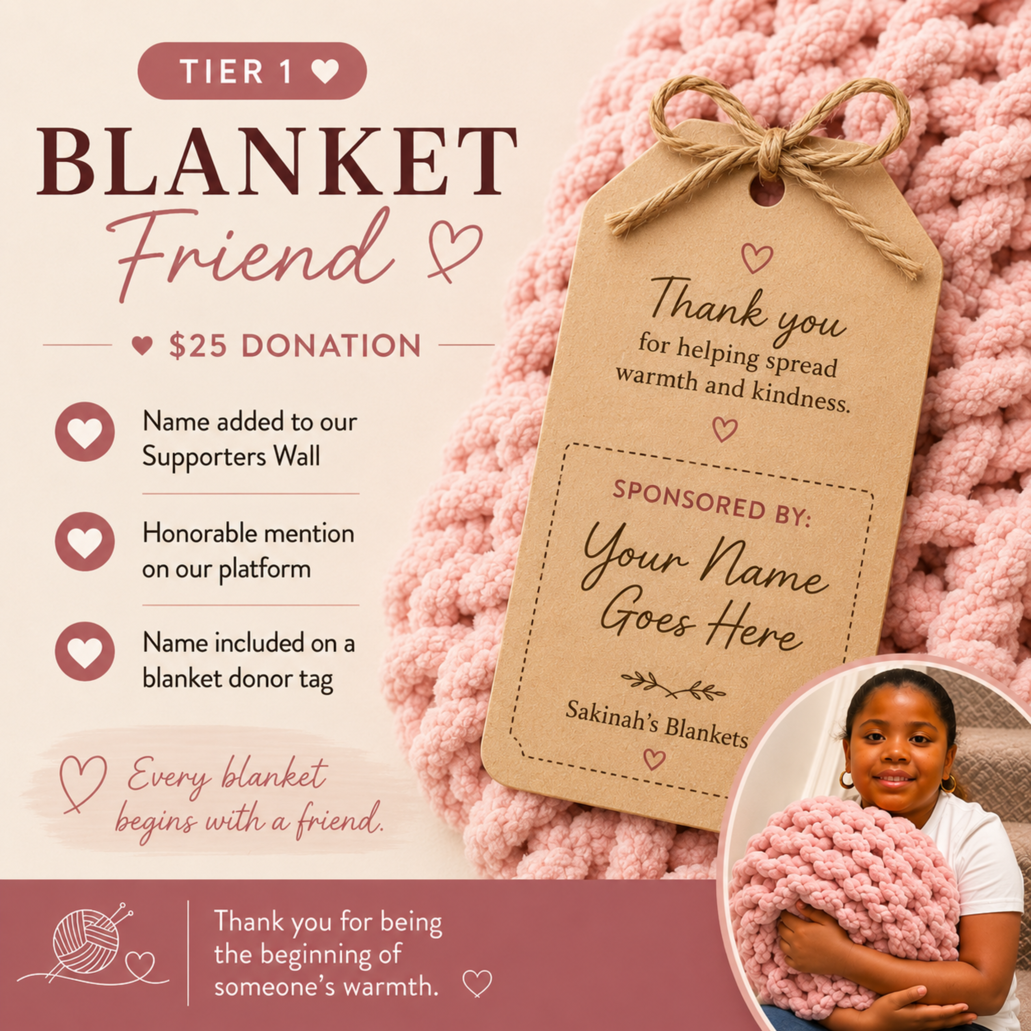 Tier 1 - Blanket Friend