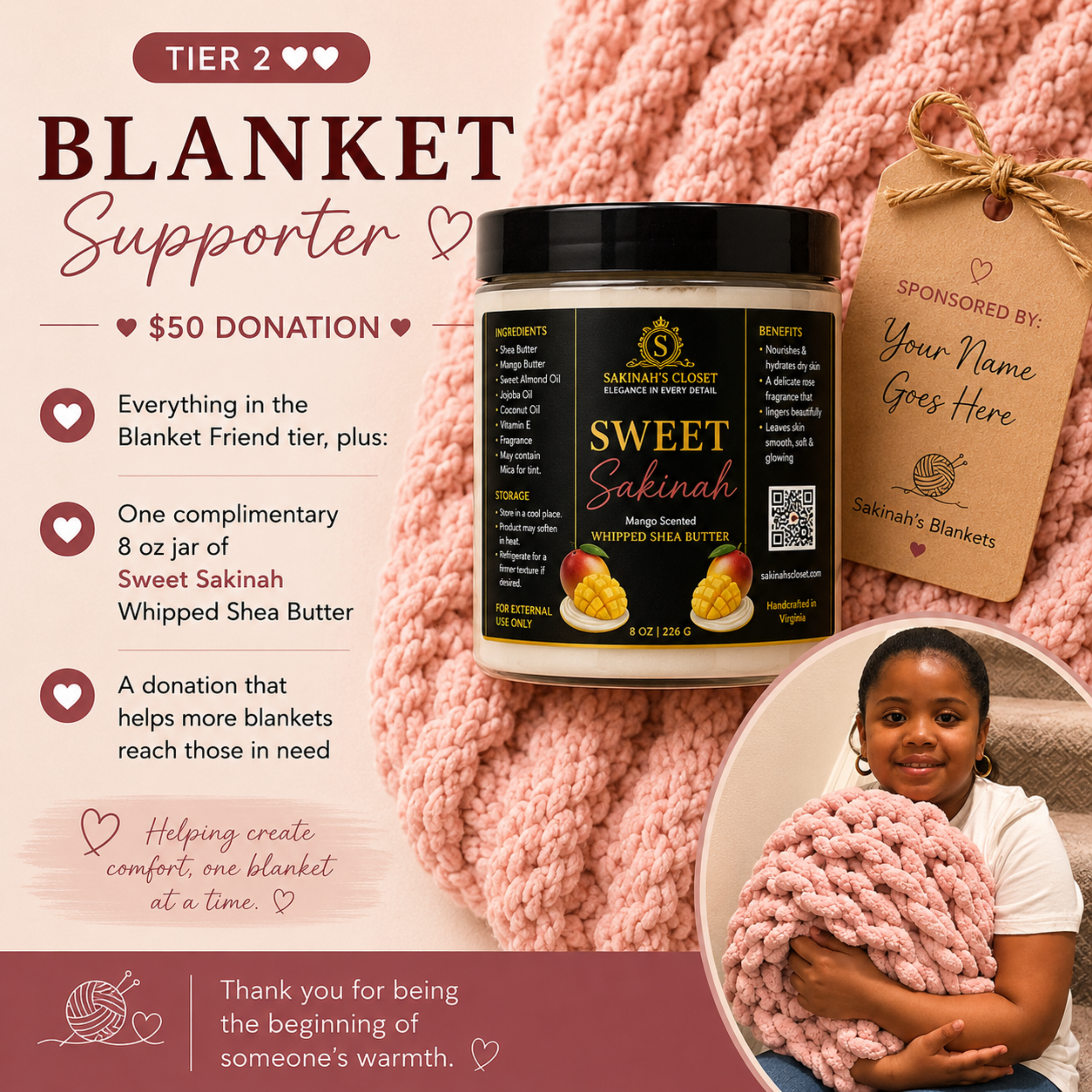 Tier 2 - Blanket Supporter